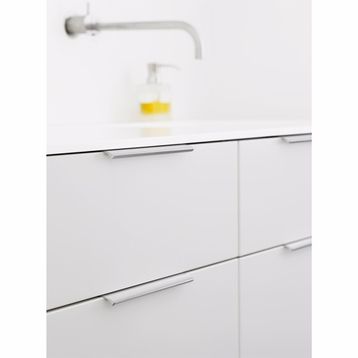 Edge Rett håndtak aluminum 350mm